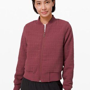 Lululemon Serene Travels Bomber Chianti Size 10 New with Tags